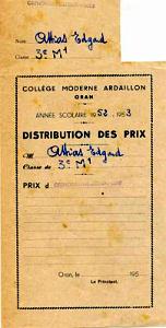 Oran diplomes divers 126